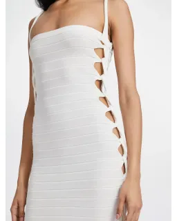 Dion Lee Mirror Braid Strap Dress Ivory Size S / AU 8 for rent on The Volte - image 3
