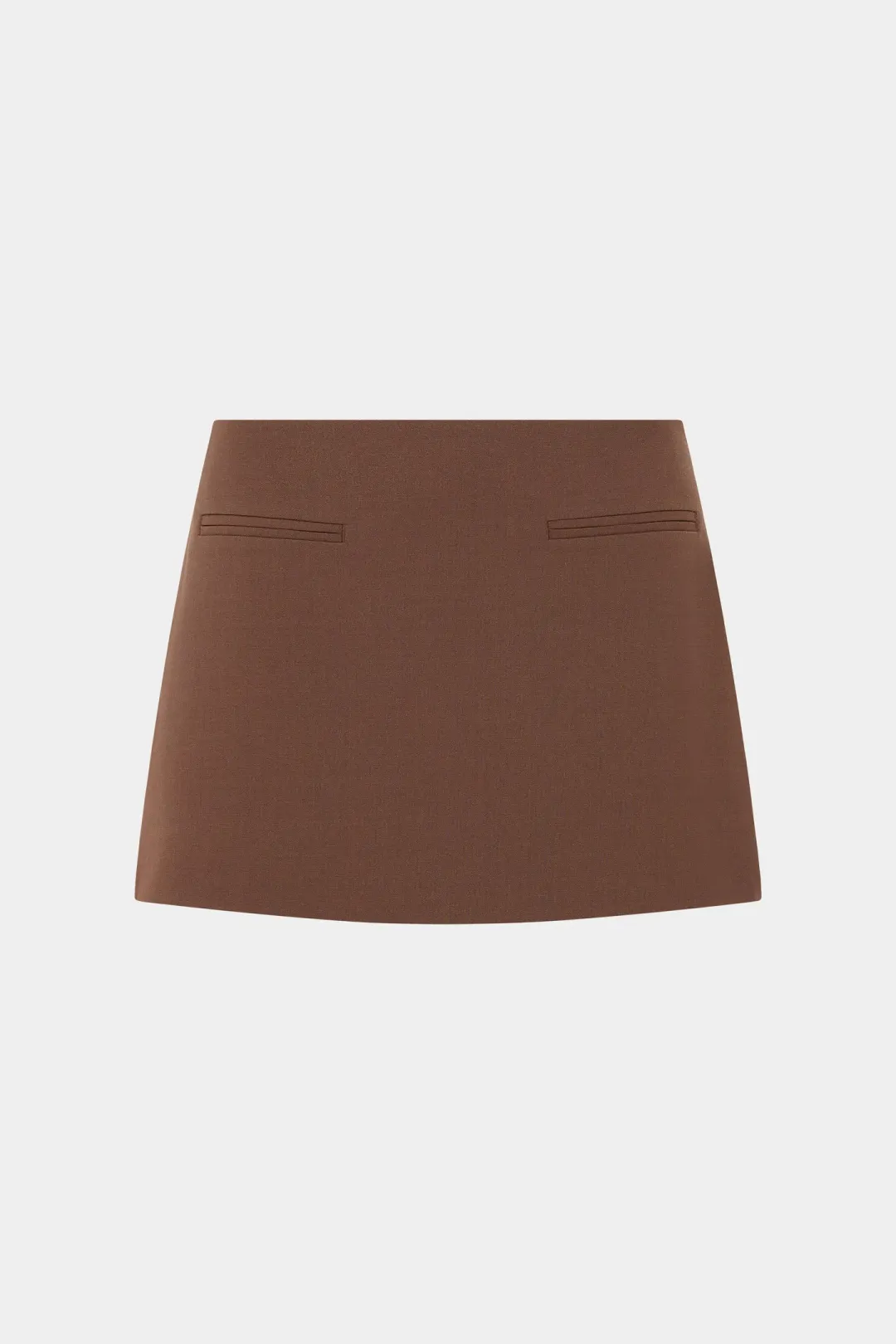 Sir the Label Bromley Tailored Blazer, Mini Skirt and Bodice Set Chocolate Size AU 8 for rent on The Volte - main image