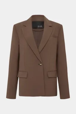 Sir the Label Bromley Tailored Blazer, Bodice and Pant Set Chocolate Size AU 10 for rent on The Volte - image 5