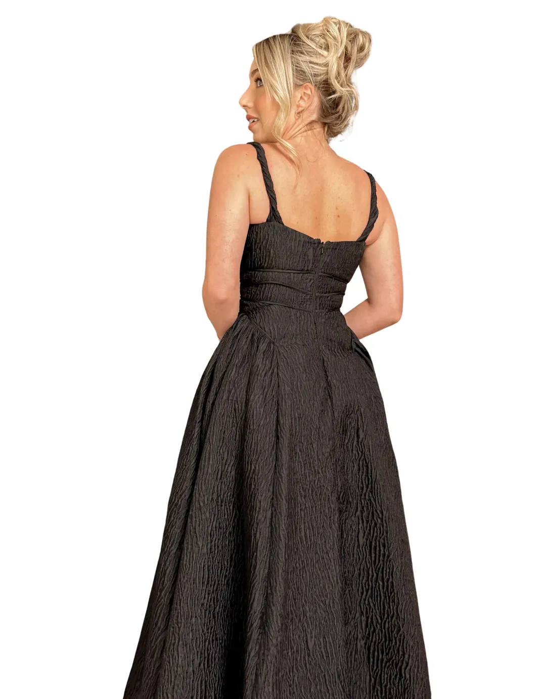 Rachel Gilbert Sophy Strap Dress Black Size 4/ AU 14 for rent on The Volte - main image