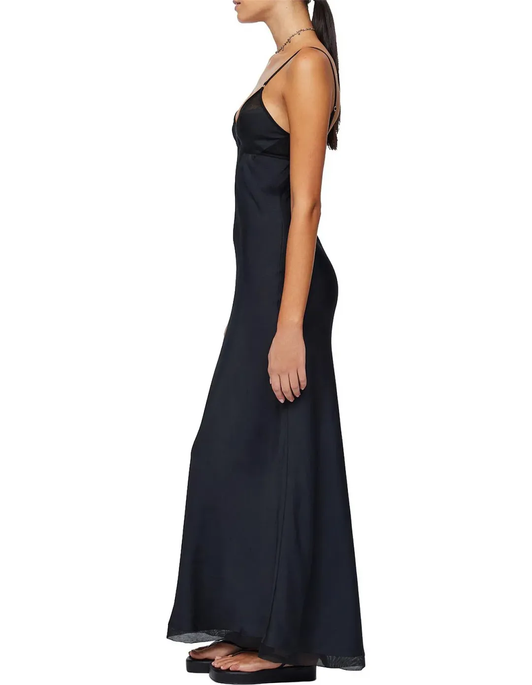 Bec and Bridge Joelle Maxi Dress Black Size 8 for rent on The Volte - main image