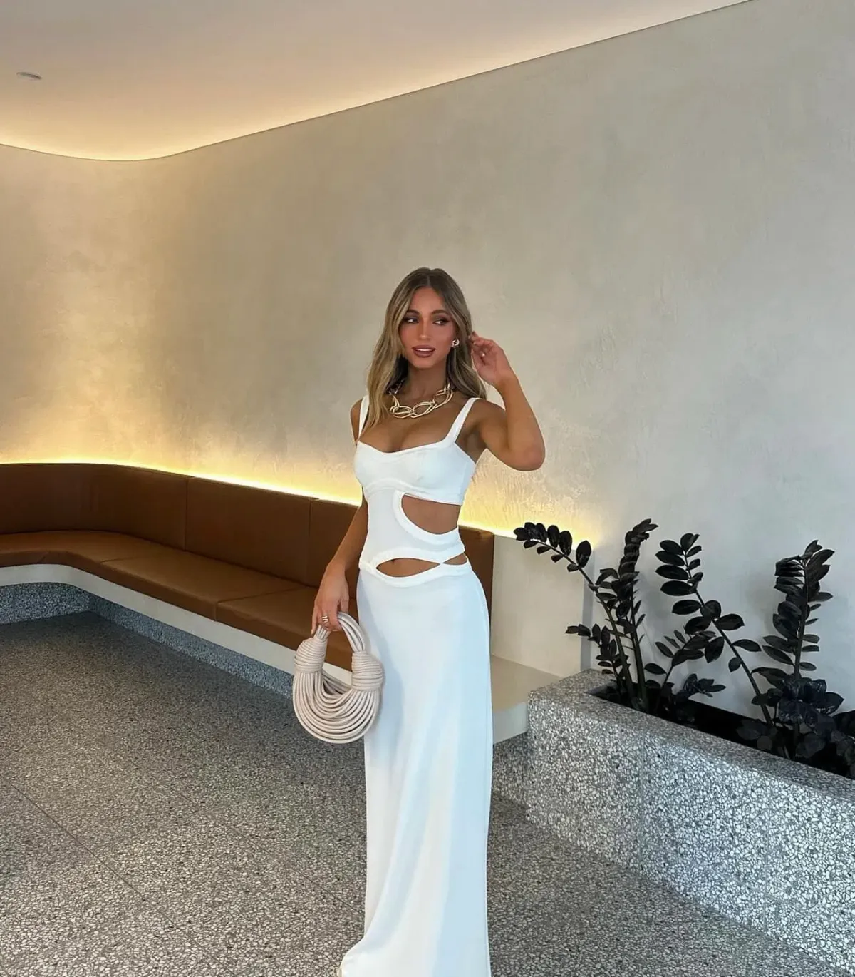 Arcina Ori Jetta Dress White Size S/ Au 8 for rent on The Volte - main image