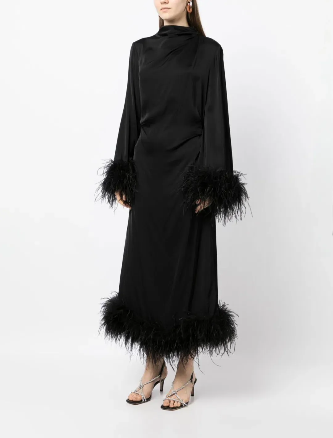 Rachel Gilbert Pietro Dress Black Size 1/AU8 for rent on The Volte - main image