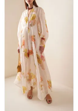Zimmermann Tranquillity Shacket Dress Multi Poppy Size 1 / AU 10 for rent on The Volte - image 1
