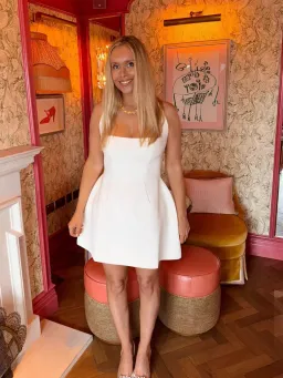 Odd Muse Ultimate Muse Structured Mini Dress White Size 8 for rent on The Volte - image 3