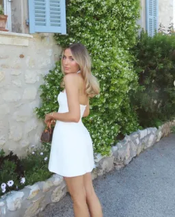 Odd Muse Ultimate Muse Structured Mini Dress White Size 10 for rent on The Volte - image 3
