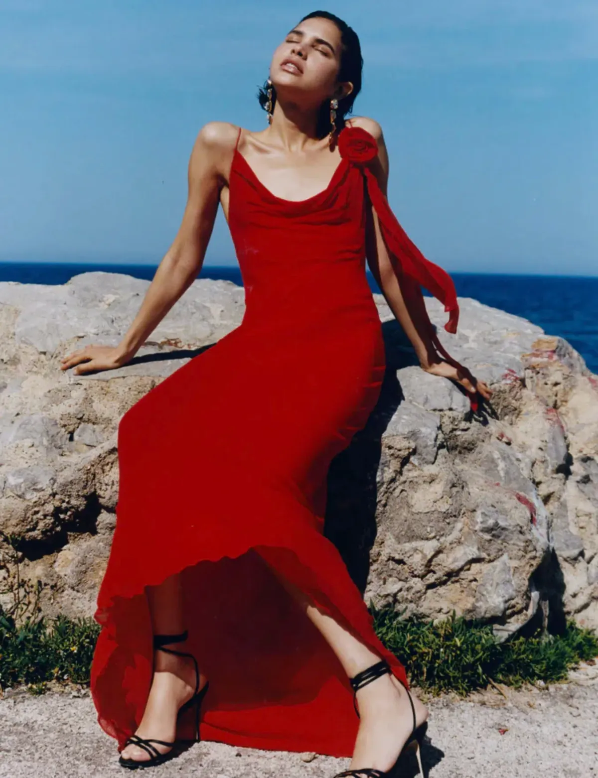 Rat & Boa Sirena Dress Red Size 8 for rent on The Volte - main image