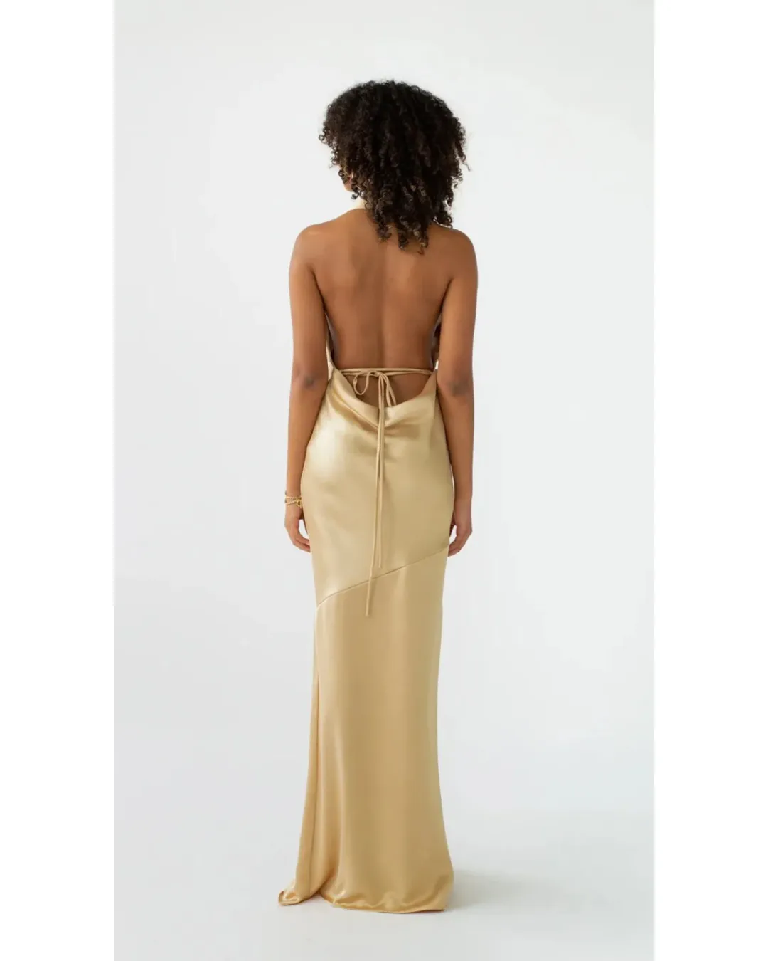 Arcina Ori Daniella Dress in Gold Size S / AU 8 for rent on The Volte - main image