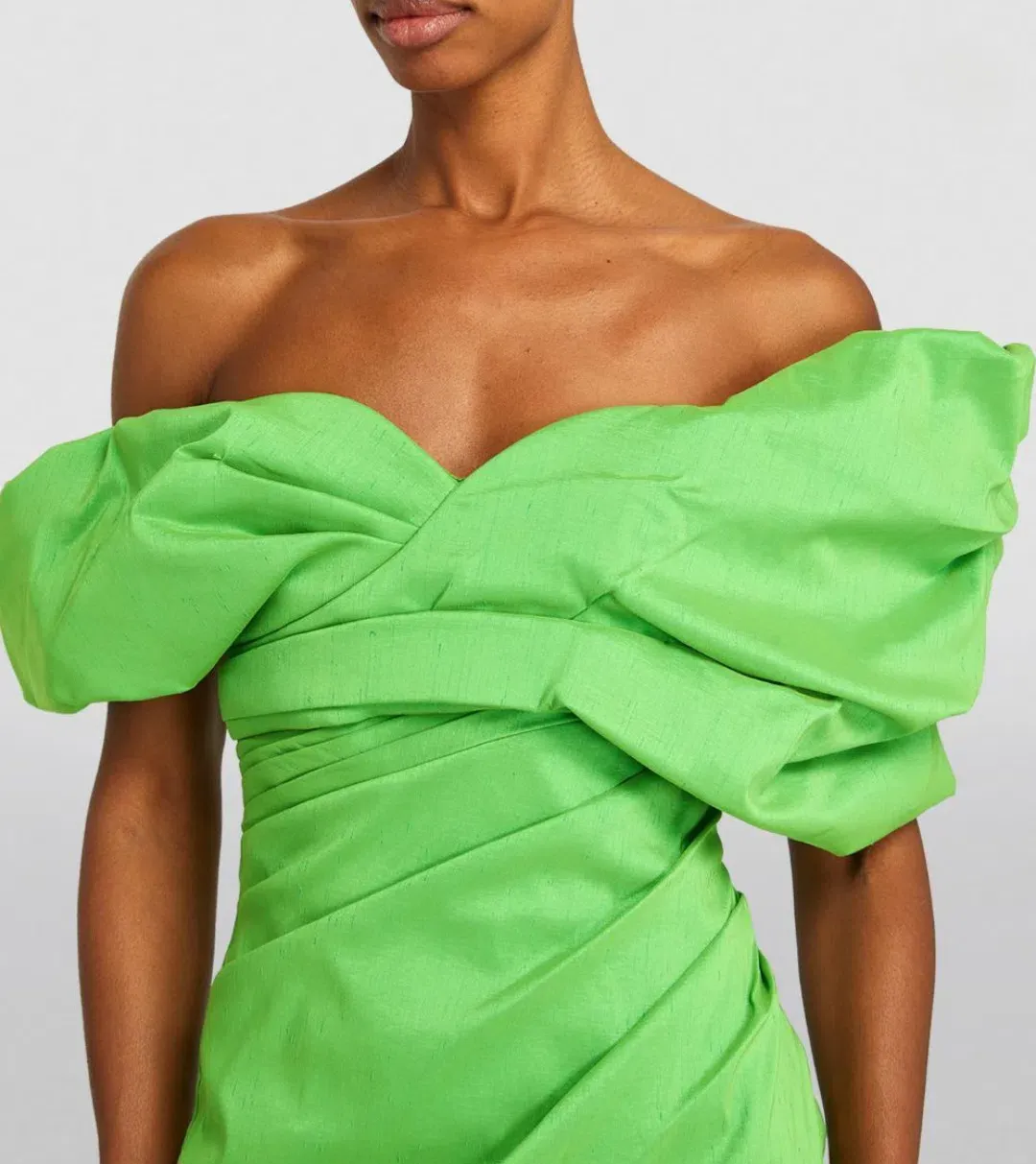Rachel Gilbert Gia Midi Dress Green Size 5 / AU 16 for rent on The Volte - main image