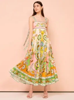 Alemais Pinball Sundress In Multi Size 8  for rent on The Volte - image 1