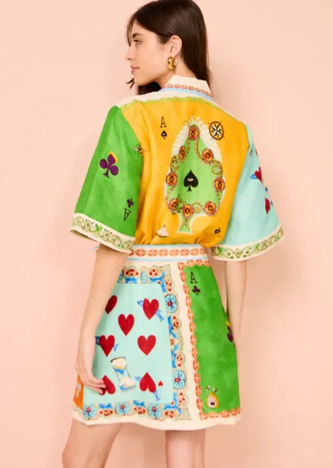 Alemais Rummy Mini Dress Multi Size 12  for rent on The Volte - main image