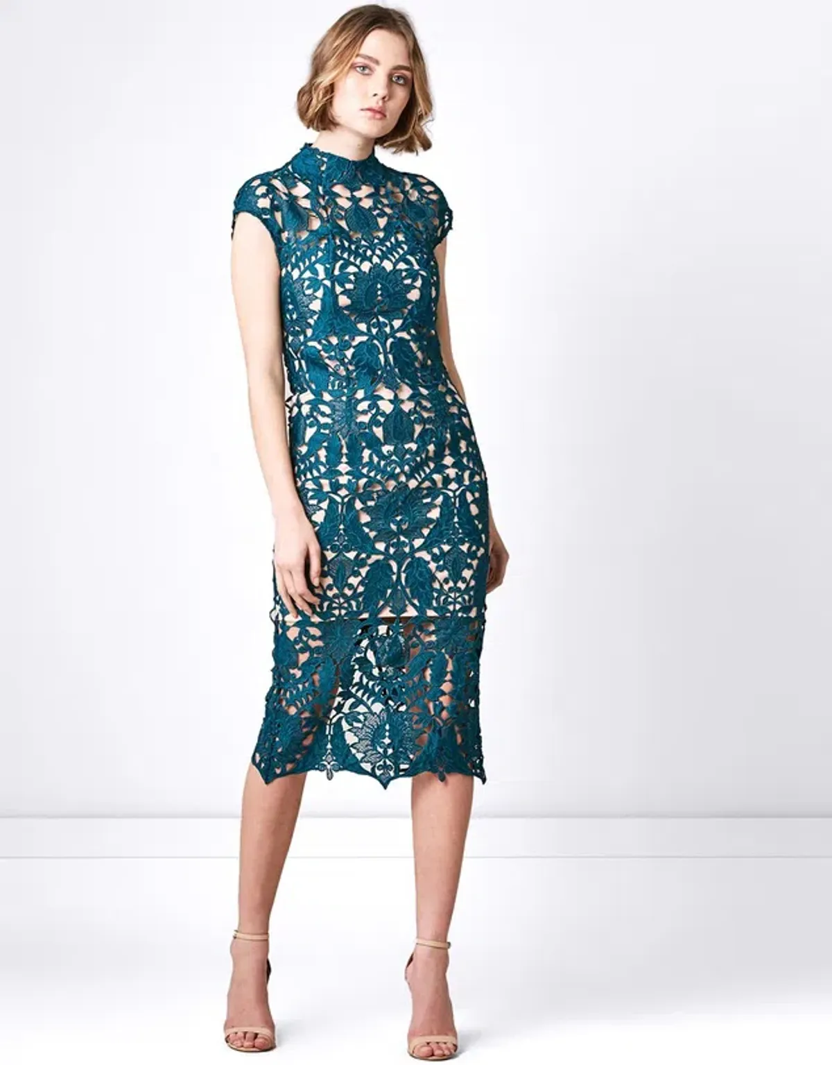 Rodeo Show Zara Sheath Dress Green Size 10 for rent on The Volte - main image