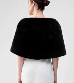 Unreal Fur Yasmine Wrap Black OS for rent on The Volte - image 2