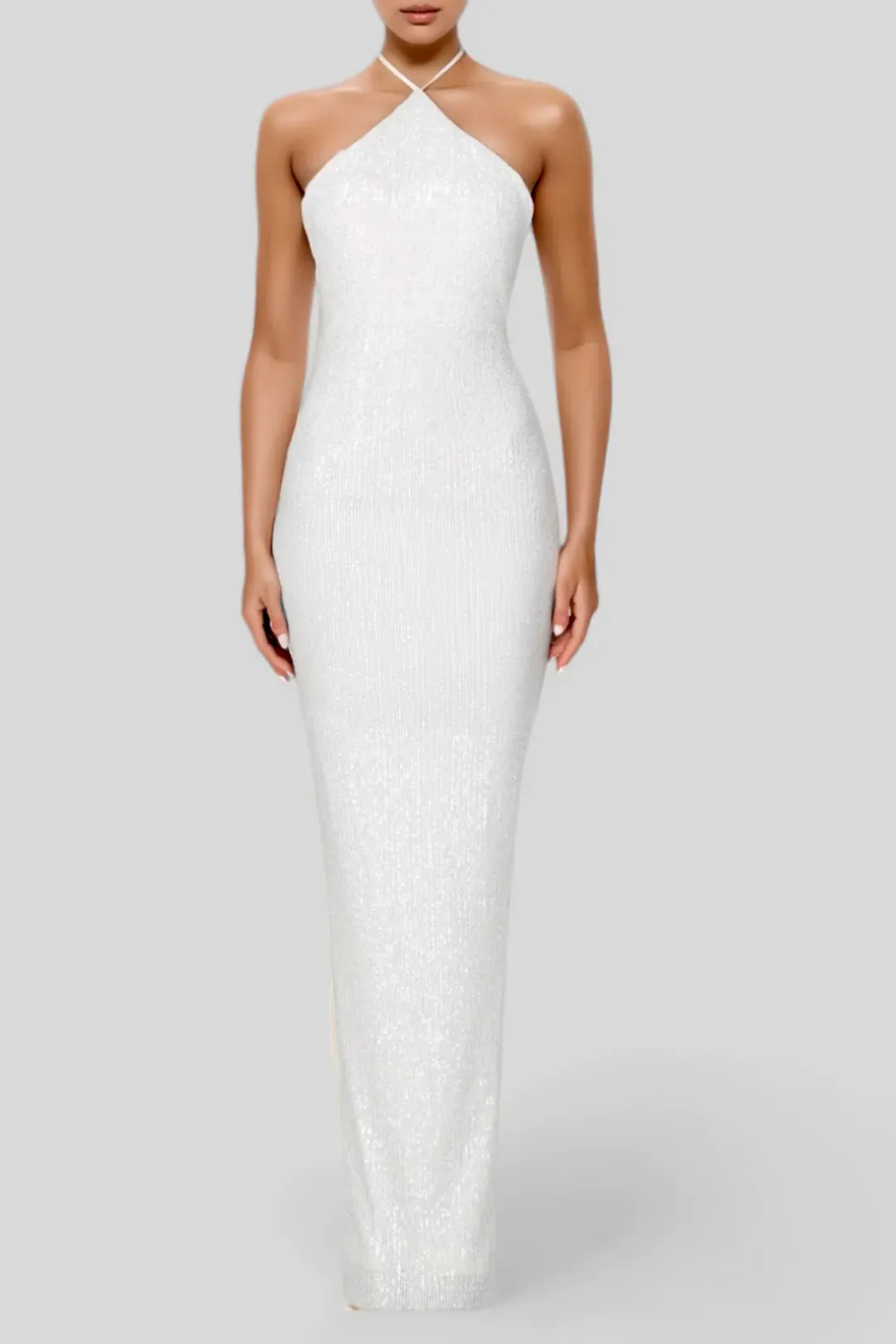 Nookie Treasure Gown in White Size 8 for rent on The Volte - main image