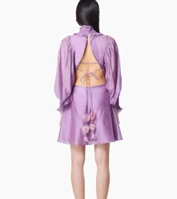 Elliatt Barcelona Dress Purple Size S/Au 8  for rent on The Volte - image 3