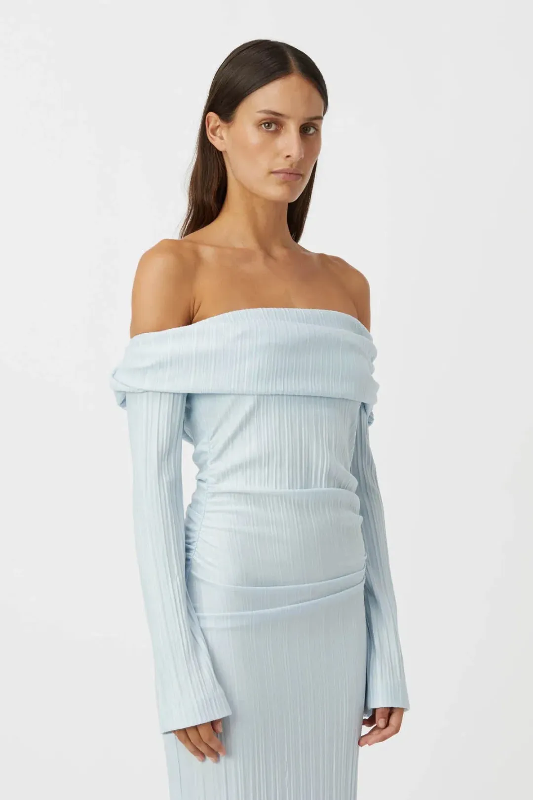 Camilla and Marc Shaw Dress in Sky Blue Size AU 8 for rent on The Volte - main image