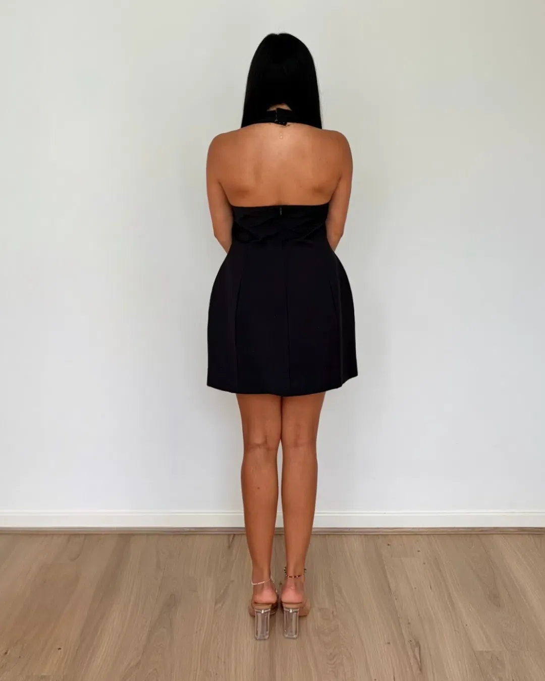 Camilla and Marc Petra Mini Dress Black Size 10 for rent on The Volte - main image