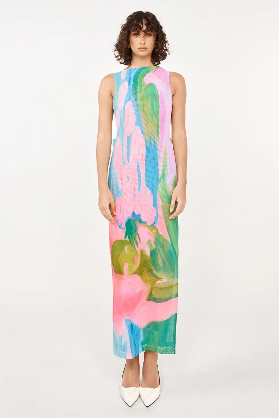 Jefre Sèi Luelle Midi Dress Gaia Print Size S for rent on The Volte - main image