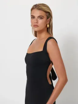 Effie Kats Helena Gown Black Size S/ AU 8 for rent on The Volte - image 3