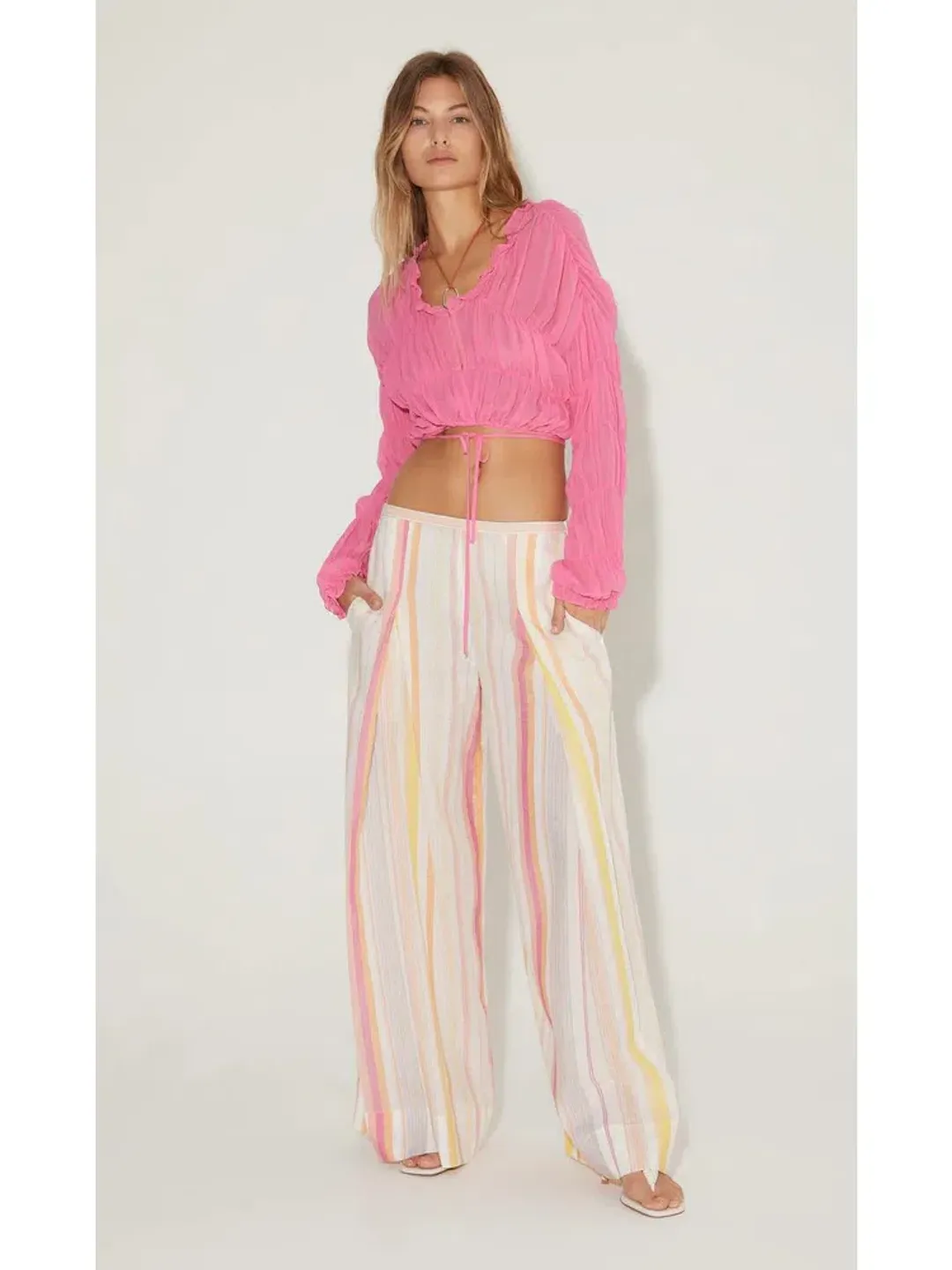 Hansen & Gretel Ithica Top Pink Size 10 for rent on The Volte - main image