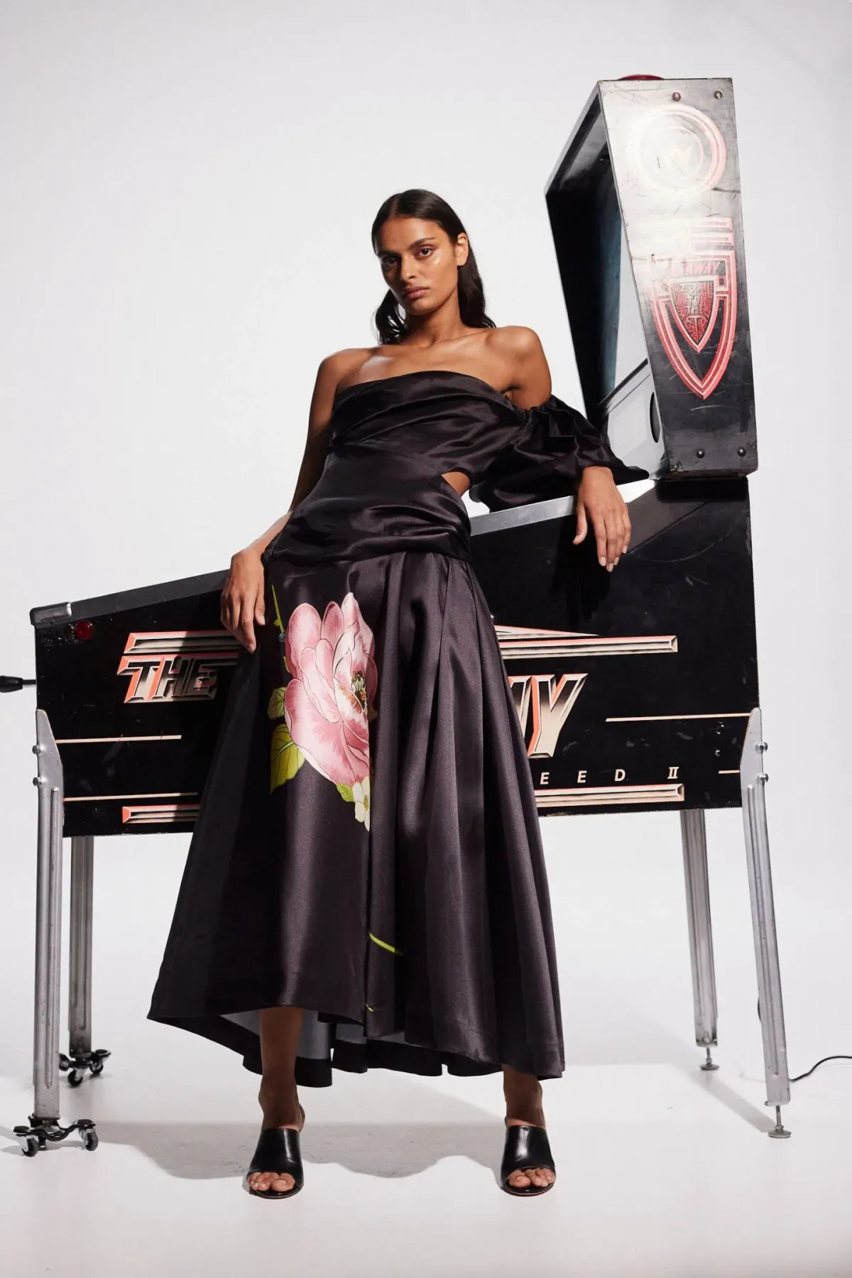Alemais Regent Noir Gown Black Size 8 for rent on The Volte - main image