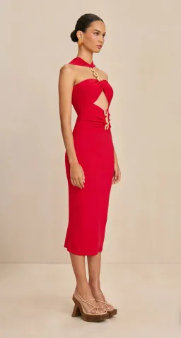 Cult Gaia Cristos Knit Dress In Lollipop Size 6  for rent on The Volte - image 3