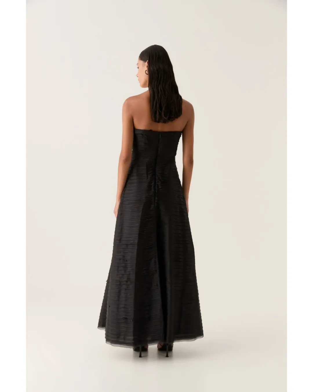 Aje Soundscape Maxi Dress Black Size AU 12 for rent on The Volte - main image
