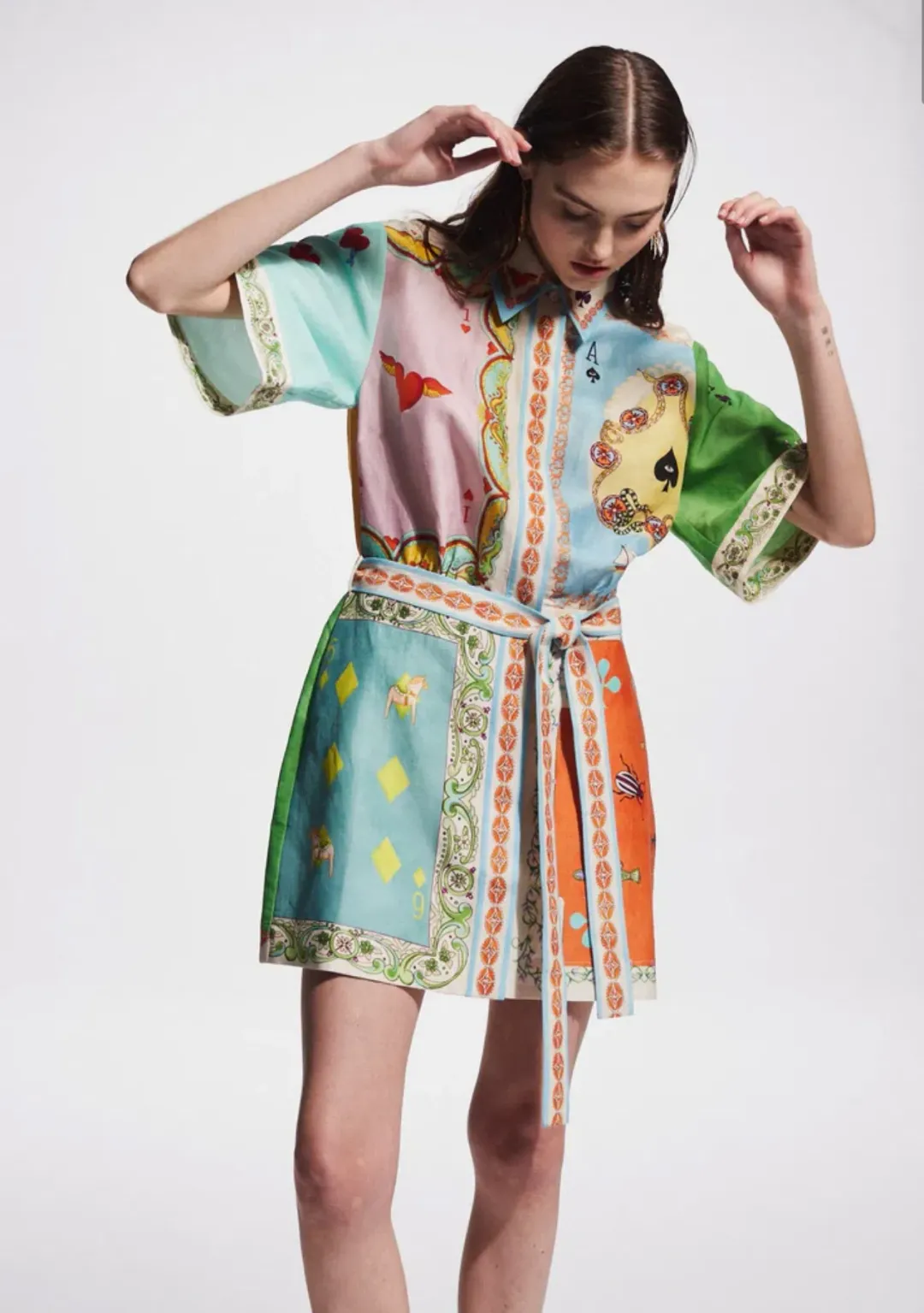 Alemais Rummy Mini Dress Multi Size 16 for rent on The Volte - main image