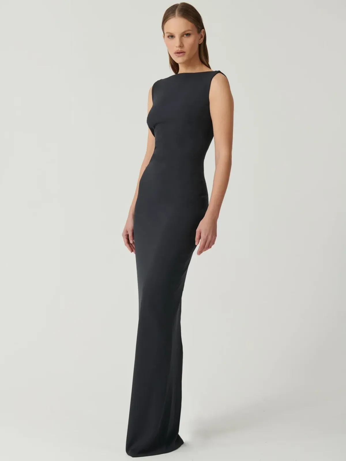 Effie Kats Verona Gown Storm Size XS/Au 6 for rent on The Volte - main image