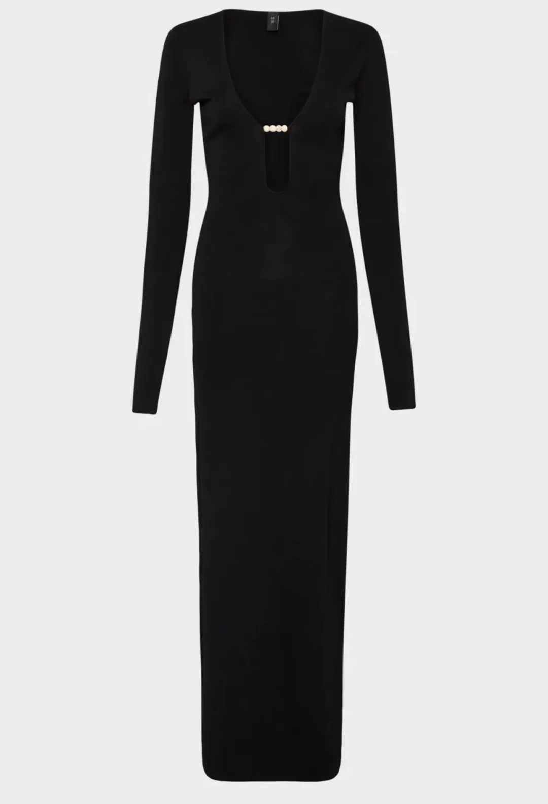 Sir The Label  Kinetic Beaded Maxi Dress Black Size 3 / Au 12 for rent on The Volte - main image