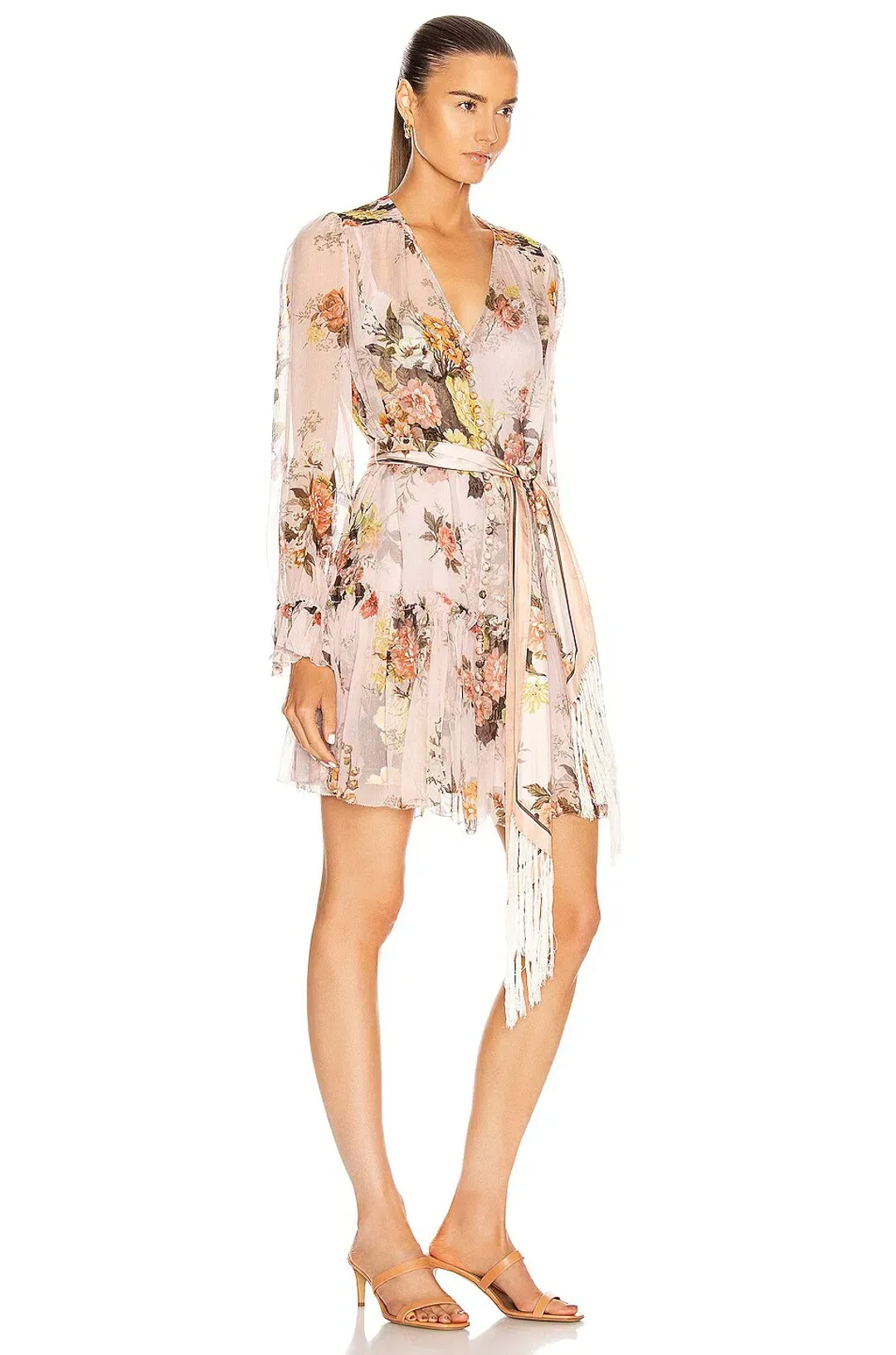 Zimmermann Brightside Silk Mini Dress, Sz 2 for rent on The Volte - main image