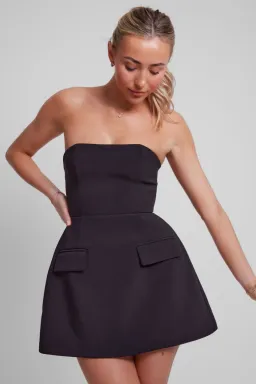 Odd Muse The Ultimate Muse Strapless Mini Dress Black Size 14 for rent on The Volte - image 4