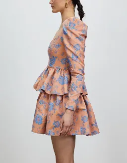 Nicola Finetti Lolly Mini Dress Multi Floral Size 10 for rent on The Volte - image 3