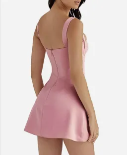 House of CB Kara Mini Dress Pink Quartz Size S / AU 8 for rent on The Volte - image 4
