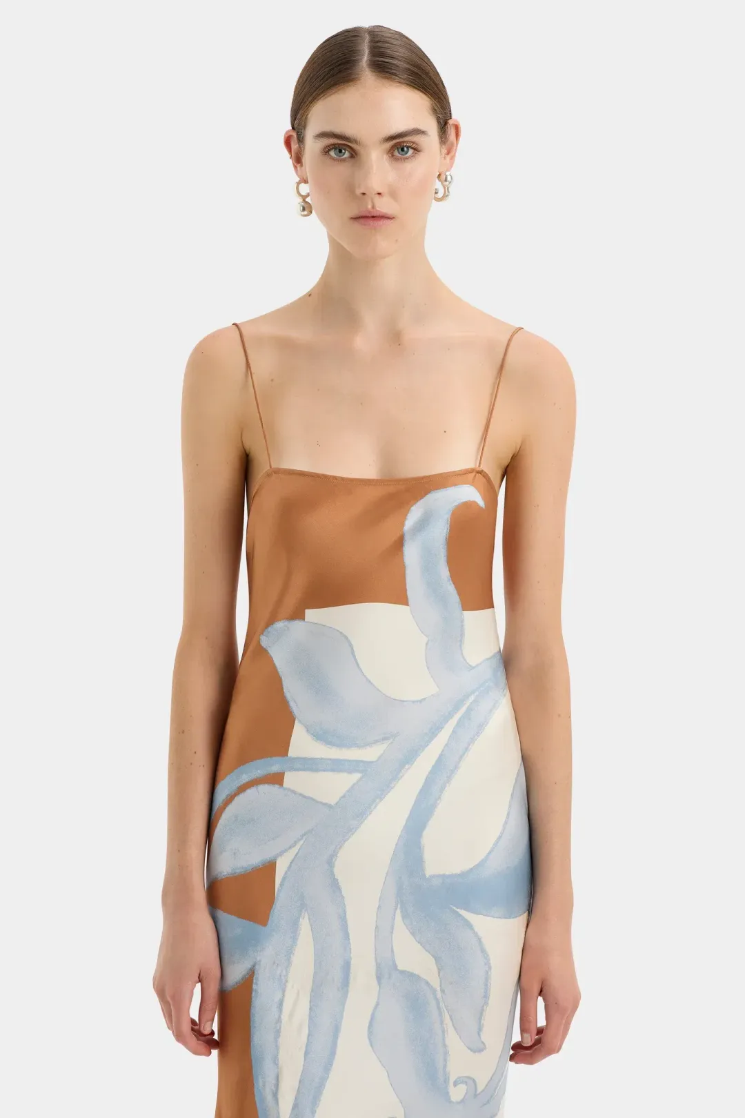 Sir the Label Sorrento Slip Dress Print Size 1/ AU 8 for rent on The Volte - main image