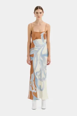 Sir the Label Sorrento Slip Dress Print Size 1/ AU 8 for rent on The Volte - image 1