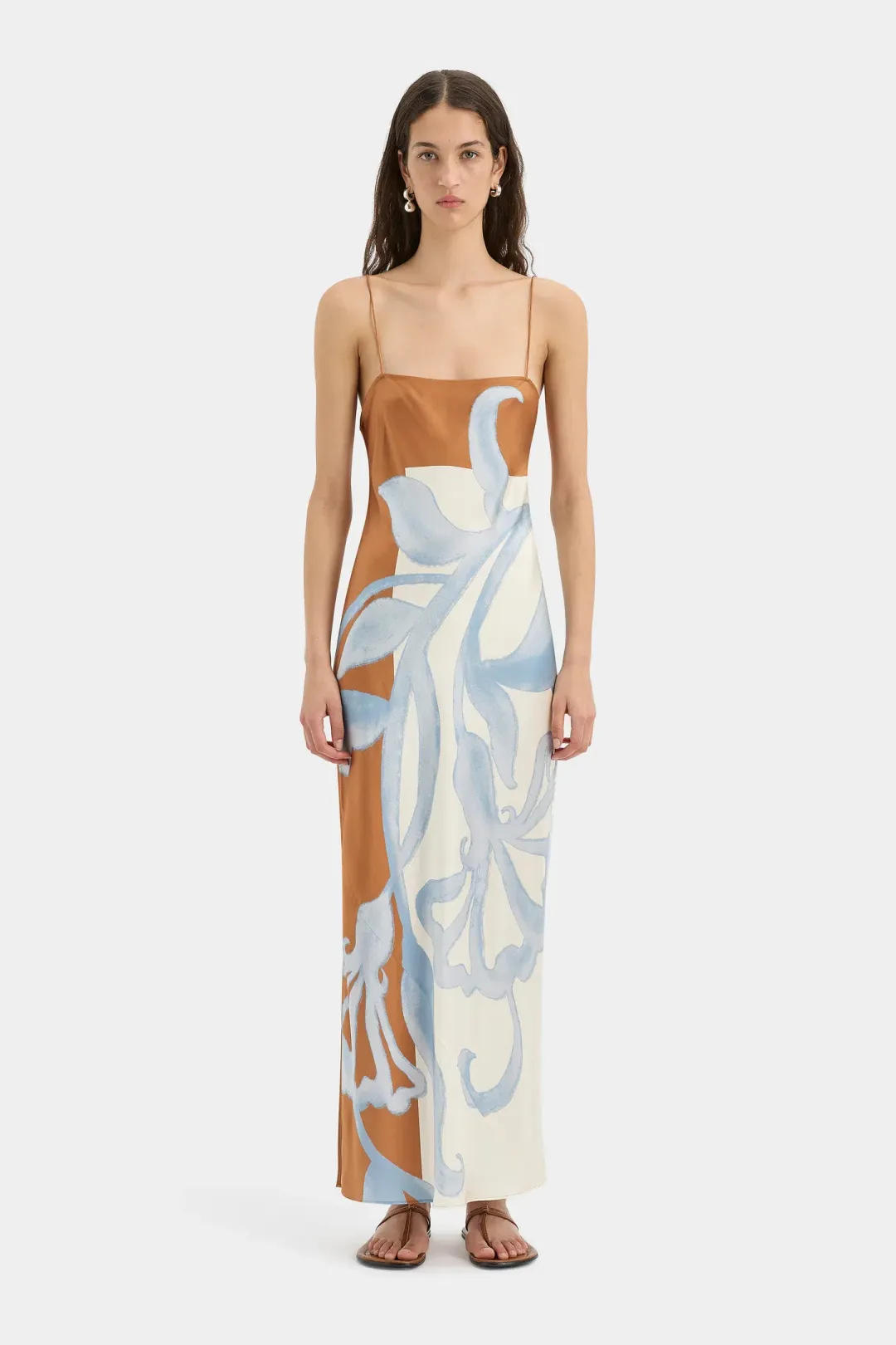 Sir the Label Sorrento Slip Dress Print Size 1/ AU 8 for rent on The Volte - main image