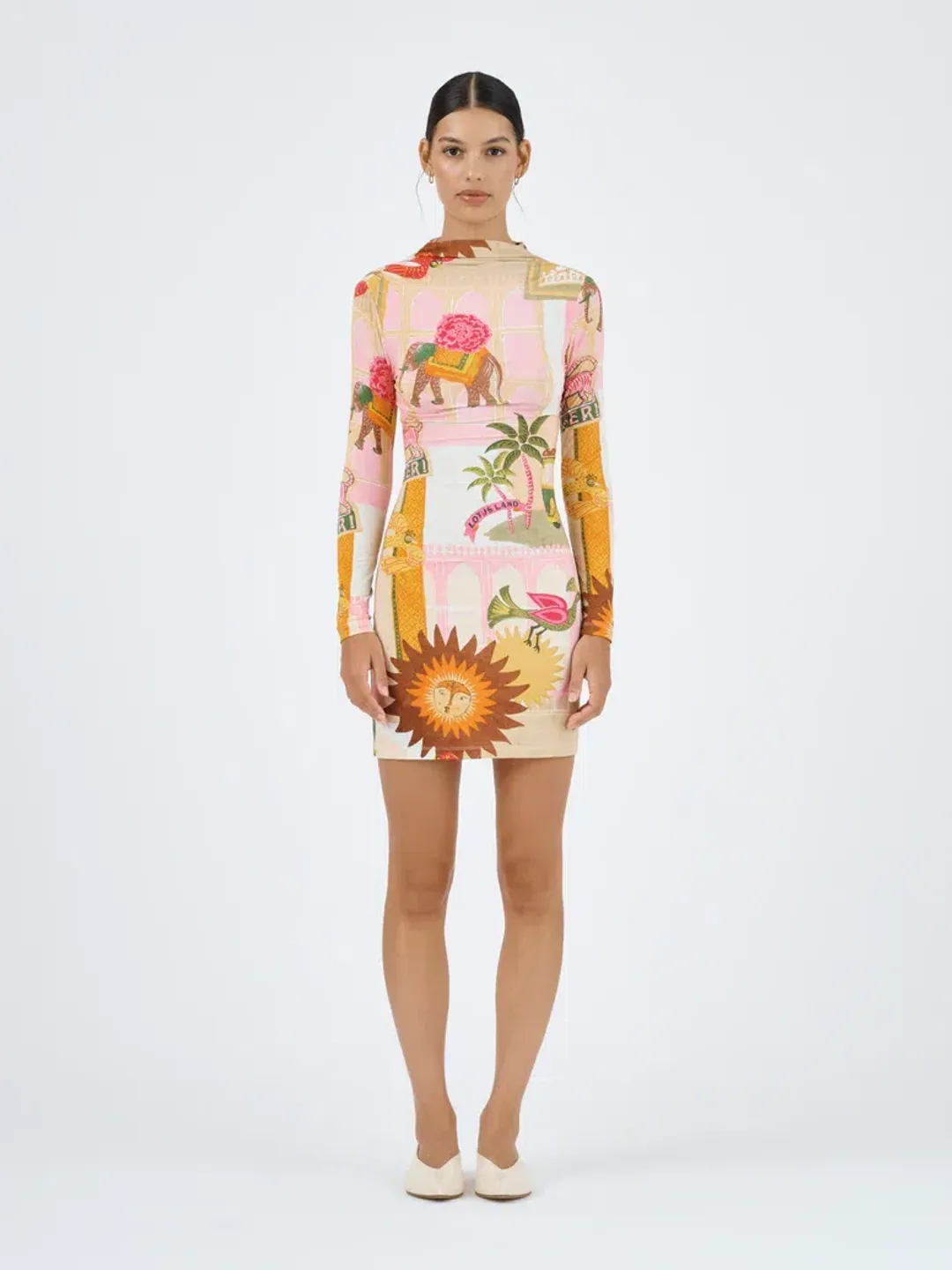Roame Goldie Mini Dress Pink City Size 1 / Au 8 for rent on The Volte - main image
