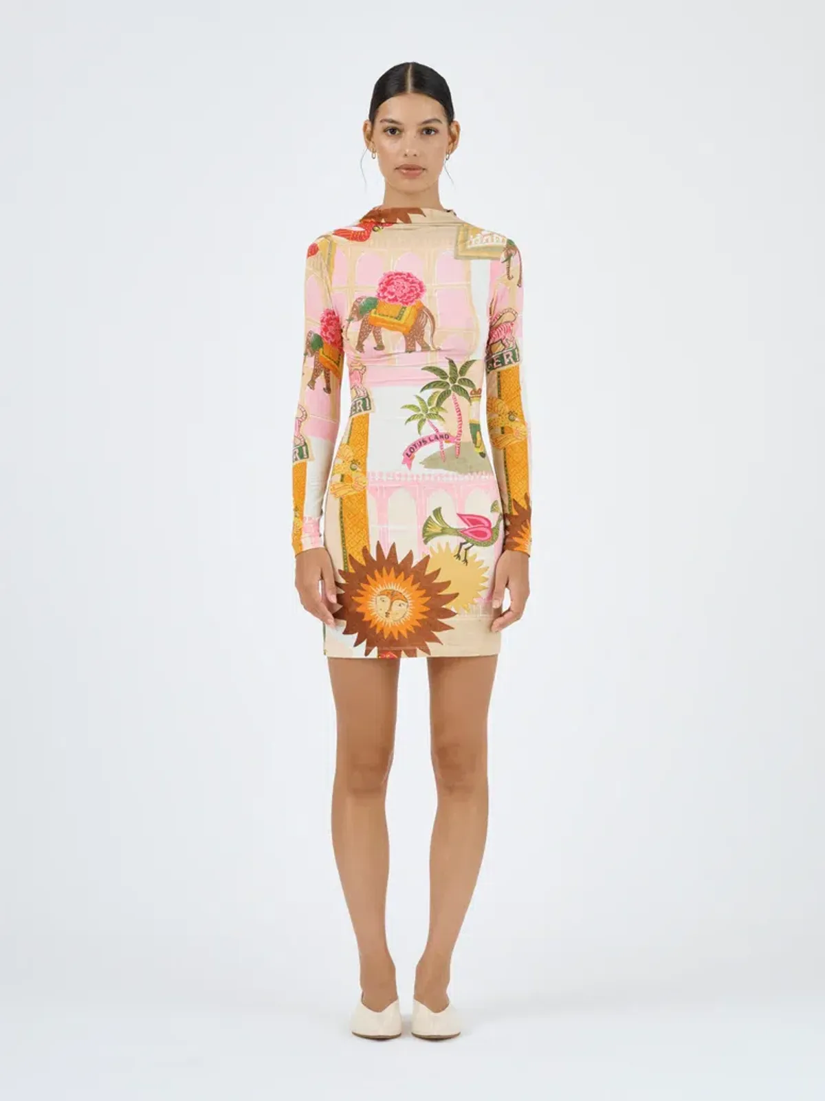 Roame Goldie Mini Dress Pink City Size 1 / Au 8 for rent on The Volte - main image
