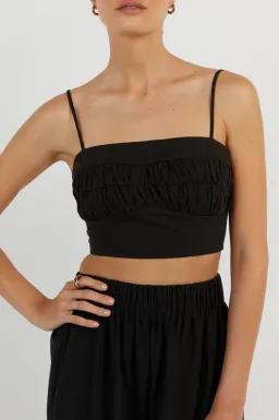 Dissh Elsa Cotton Crop Top & Skirt Set Black Size 6 for rent on The Volte - image 6