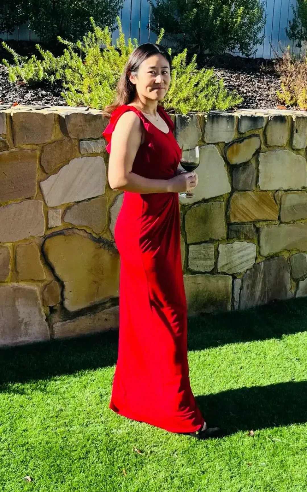 Phase Eight Donna Maxi Dress Red Size 10 for rent on The Volte - main image