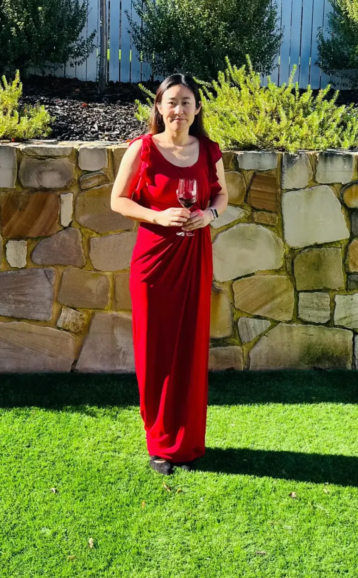 Phase Eight Donna Maxi Dress Red Size 10 for rent on The Volte - main image