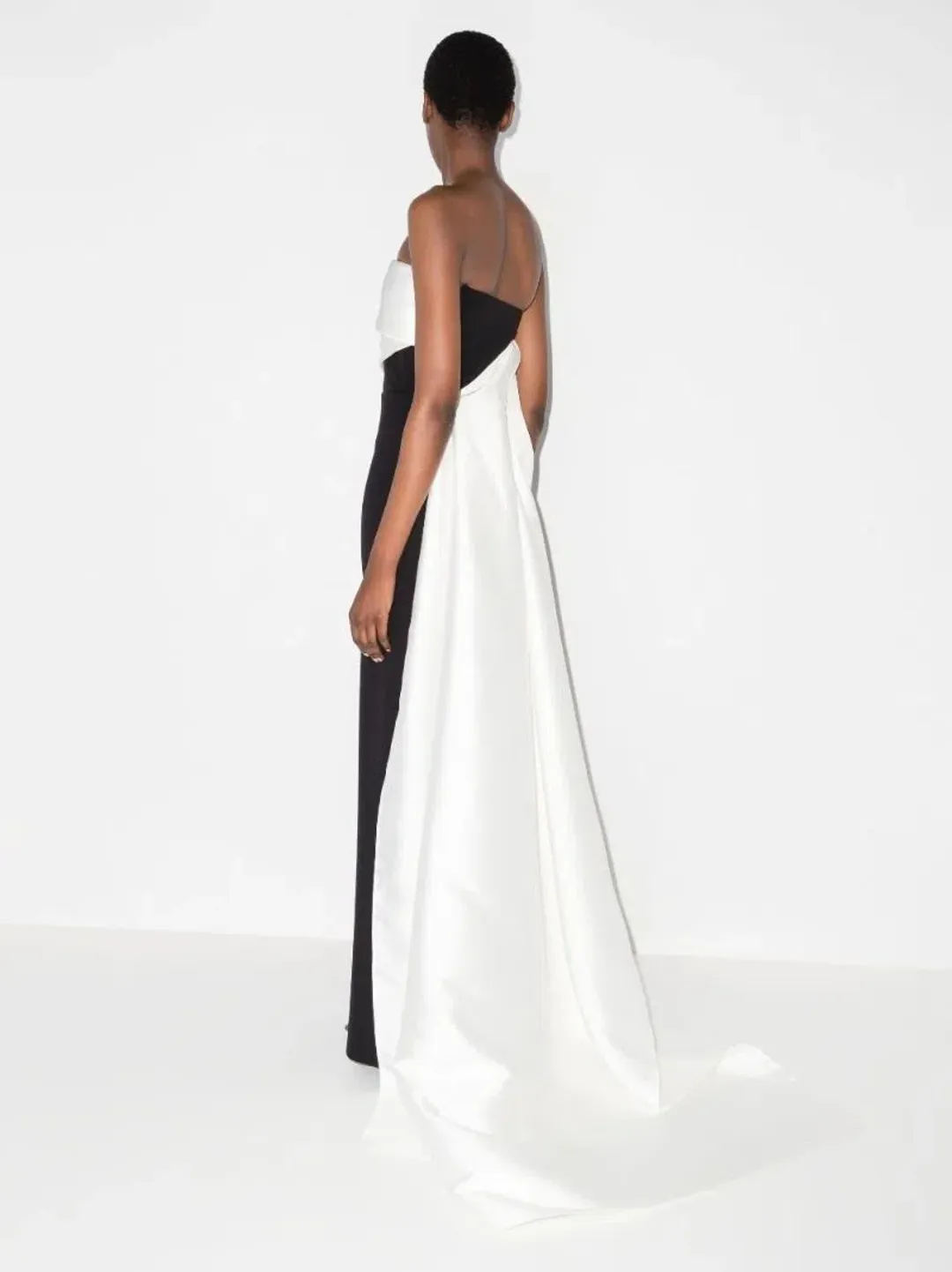 Solace London Kinsley Maxi Dress in Black & White Size XXL / AU 16 for rent on The Volte - main image