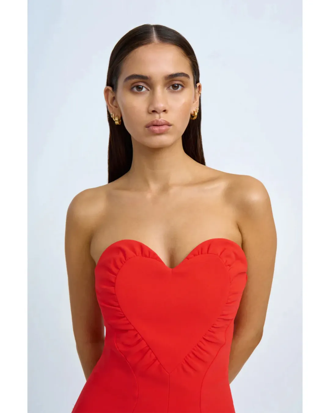 By Johnny Seraphina Dress Scarlet Red Size AU 6 for rent on The Volte - main image