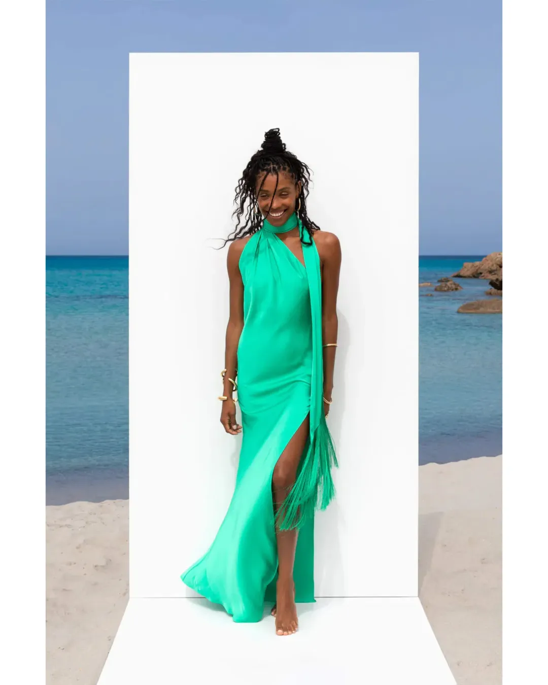 Rat & Boa Azzara Dress Green Size S / AU 8 for rent on The Volte - main image