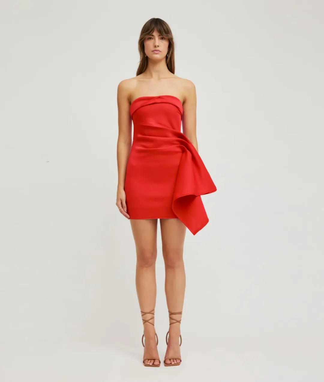 Tojha Nevie Mini Dress Red Size 6 for rent on The Volte - main image