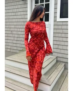 Realisation Par The Gia Maxi Dress Havana Print Size L  for rent on The Volte - image 1