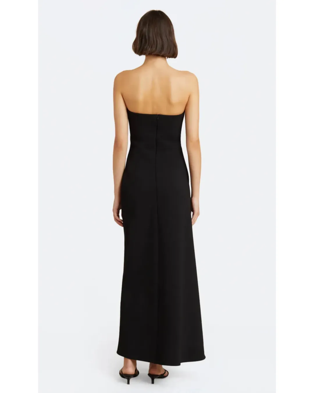 Bec & Bridge Ryan Strapless Dress Black Size AU 8 for rent on The Volte - main image