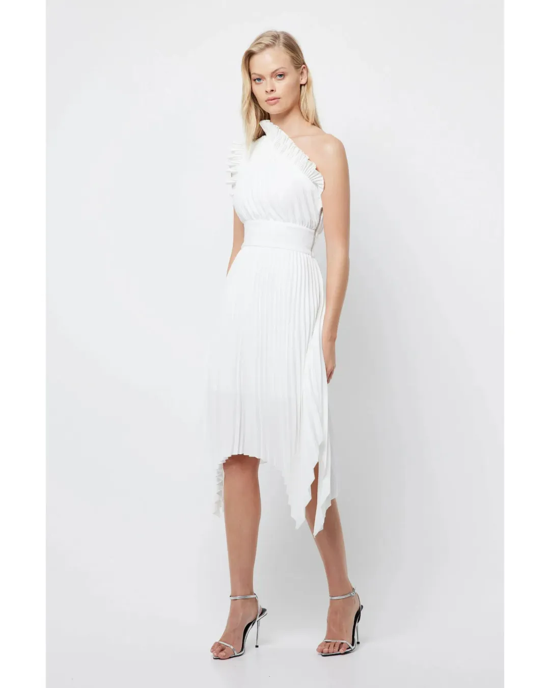 Mossman Lady Like Dress in White Size AU 10 for rent on The Volte - main image