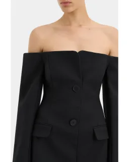 Sir The Label Sandrine Mini Dress Black Size AU 4-6 for rent on The Volte - image 3